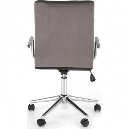 Gonzo IV Velvet grey youth office chair Halmar