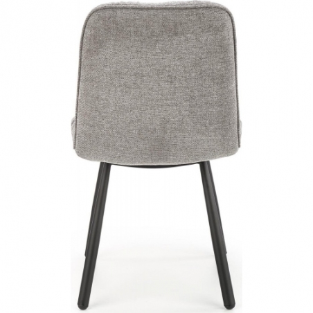 K422 grey upholstered chair Halmar