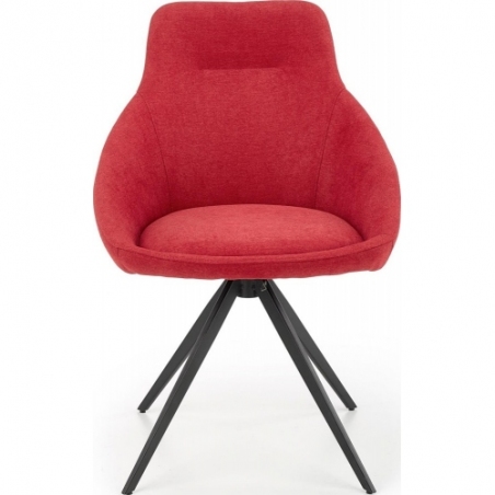 K431 red modern upholstered chair Halmar