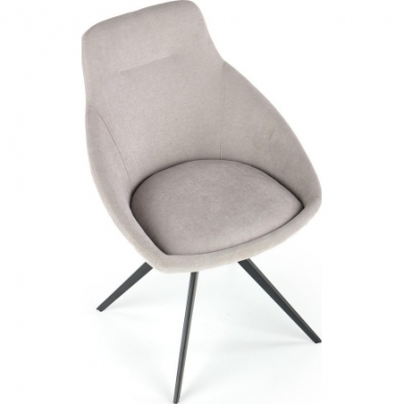 K431 grey modern upholstered chair Halmar