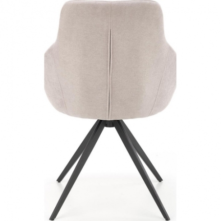 Stylowe Krzesło tapicerowane nowoczesne K431 szare Halmar do salonu i jadalni