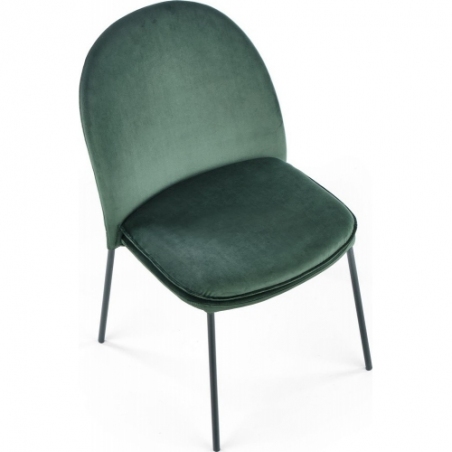 K443 dark green velvet chair Halmar