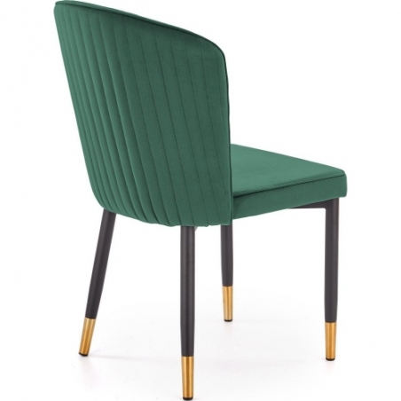 K446 dark green velvet chair Halmar