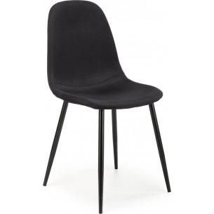 K449 black upholstered chair Halmar