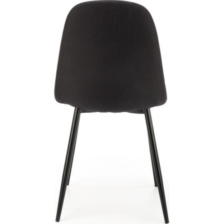 Stylowe Krzesło tapicerowane K449 czarne Halmar do salonu i jadalni