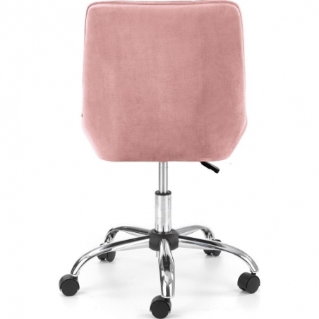 Rico Velvet pink youth office chair Halmar