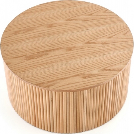 Woody 80 natural wooden coffee table Halmar