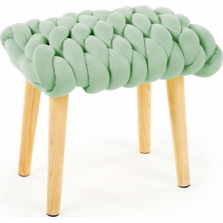 Yeti green scandinavian stool Halmar