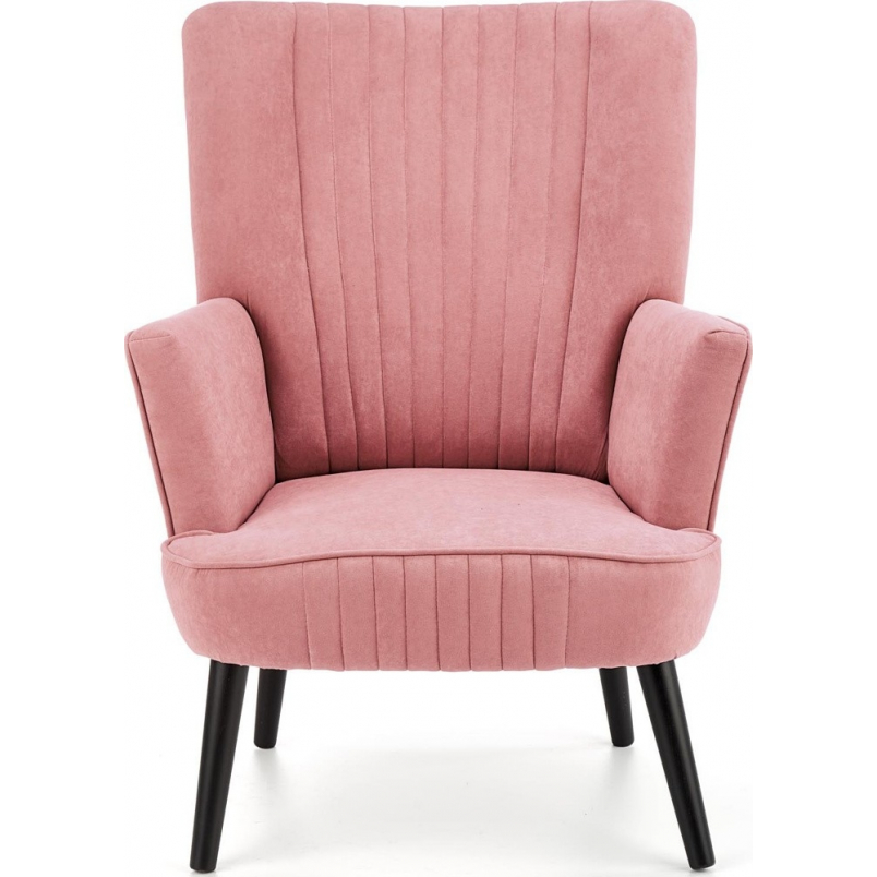 Pink velvet chair cheap argos