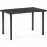 Modex Black 120x60 anthracite dining table Halmar