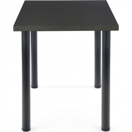 Modex Black 120x60 anthracite dining table Halmar