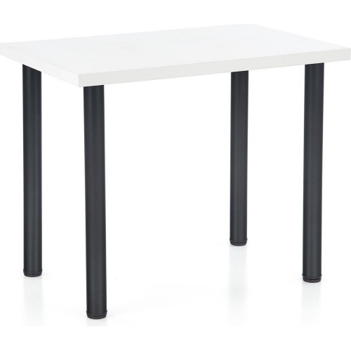 Stylowy Stół prostokątny Modex Black 90x60 biały Halmar do salonu i kuchni