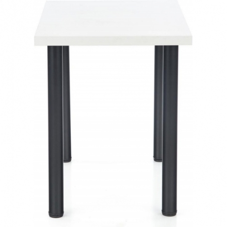 Stylowy Stół prostokątny Modex Black 90x60 biały Halmar do salonu i kuchni
