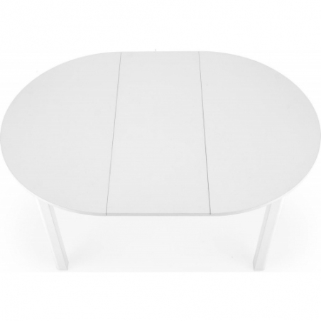 Stylowy Stół okrągły rozkładany Ringo 102 biały Halmar do salonu i jadalni