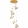 Bee V LED gold designer pendant lamp Step Into Design