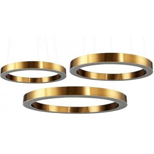 Circles Brass 60+80+80 brass round pendant lamp Step Into Design