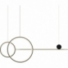 New Age LED 120 black linear pendant lamp Step Into Design