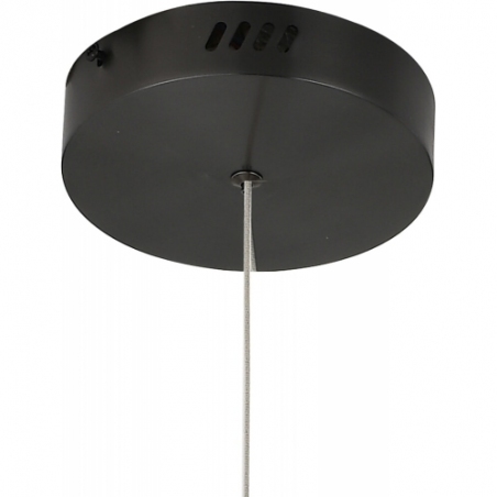 Stylowa Lampa wisząca okrągła Circle LED 40 tytanowa Step Into Design do salonu