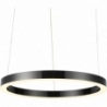Stylowa Lampa wisząca okrągła Circle LED 80 tytanowa Step Into Design do salonu