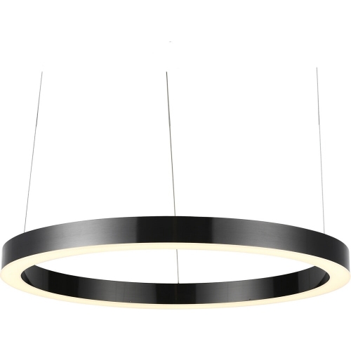 Circle LED 100 titanium round pendant lamp Step Into Design
