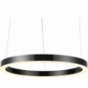 Stylowa Lampa wisząca okrągła Circle LED 100 tytanowa Step Into Design do salonu