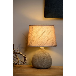 Ramzi 26 grey concrete table lamp Lucide