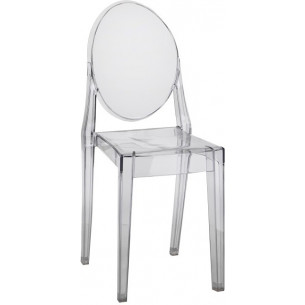 Viki transparent designer chair D2.Design