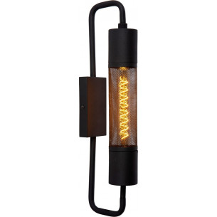 Calixt black loft wall lamp Lucide