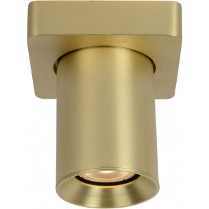 Nigel satin brass ceiling spotlight Lucide