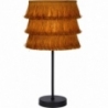 Stylowa Lampa stołowa z frędzlami boho Togo żółta Lucide na komodę i do sypialni