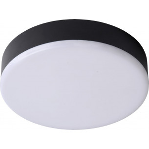 CERES Round 21 LED black round ceiling lamp Lucide