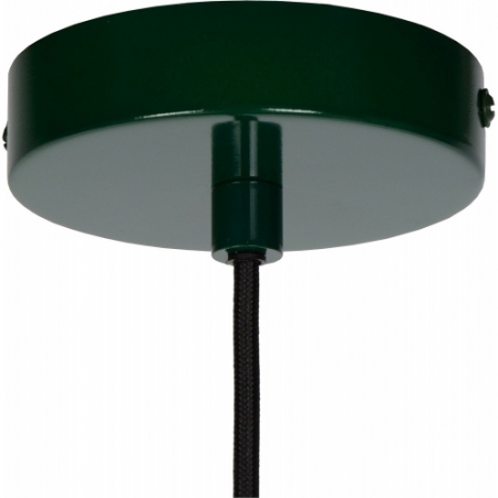 Stylowa Lampa wisząca metalowa Rozalla 50 zielony połysk Lucide do salonu i jadalni