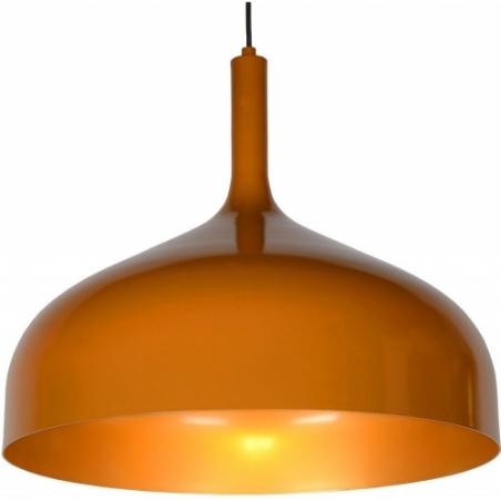 Stylowa Lampa wisząca metalowa Rozalla 50 żółty połysk Lucide do salonu i jadalni