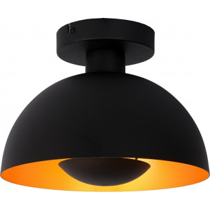 Siemon 25 black eclectic ceiling lamp Lucide