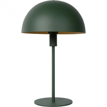 Stylowa Lampa stołowa "grzybek" Siemon zielona Lucide na komodę i do sypialni
