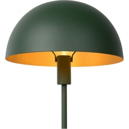 Stylowa Lampa stołowa "grzybek" Siemon zielona Lucide na komodę i do sypialni