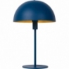 Stylowa Lampa stołowa "grzybek" Siemon niebieska Lucide na komodę i do sypialni