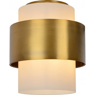 Firmin opal/brass glamour bedroom table lamp Lucide