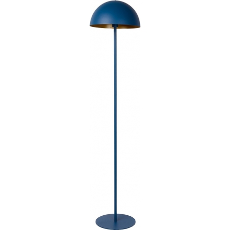 Stylowa Lampa podłogowa "grzybek" Siemon niebieska Lucide do salonu i sypialni