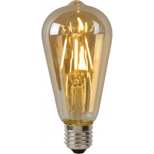 Filament LED ST64 amber E27/5W 500LM 2700K Lucide