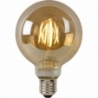 Żarówka dekoracyjna LED G95 Filament E27/5W 550LM 2700K bursztynowa Lucide