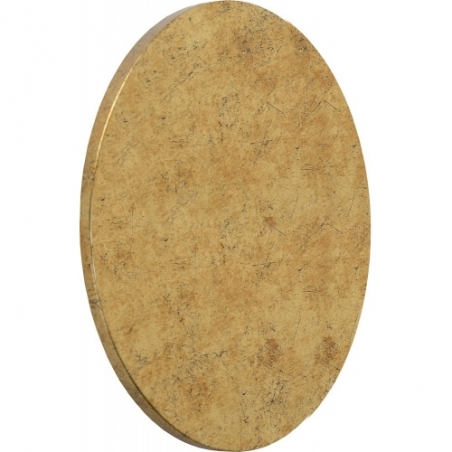 Glimpse 22 gold matt glamour round wall lamp Lucide