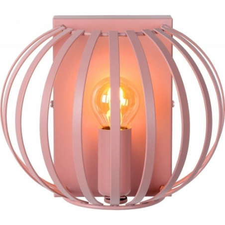 Merlina pink wire wall lamp Lucide
