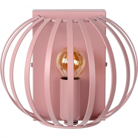 Merlina pink wire wall lamp Lucide