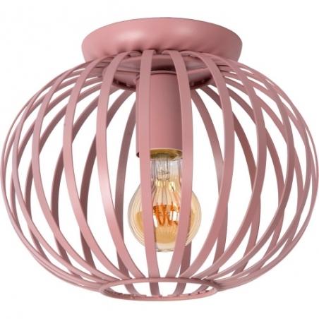 Manuela 25 pink ball wire table lamp Lucide