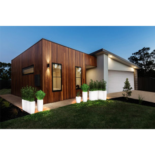 Zewnętrzna Lampa ogrodowa Flowerpot I 35 Biała na taras i do ogrodu. 2