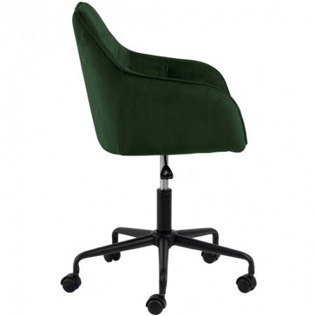 Brooke VIC green velvet office chair Actona