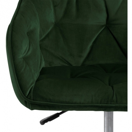 Brooke VIC green velvet office chair Actona