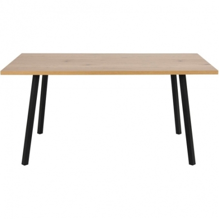 Cenny 160x90 oak&black loft dining table Actona
