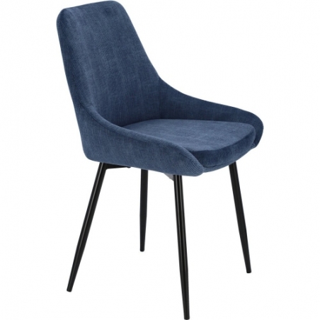 Floyd blue corduroy chair Intesi